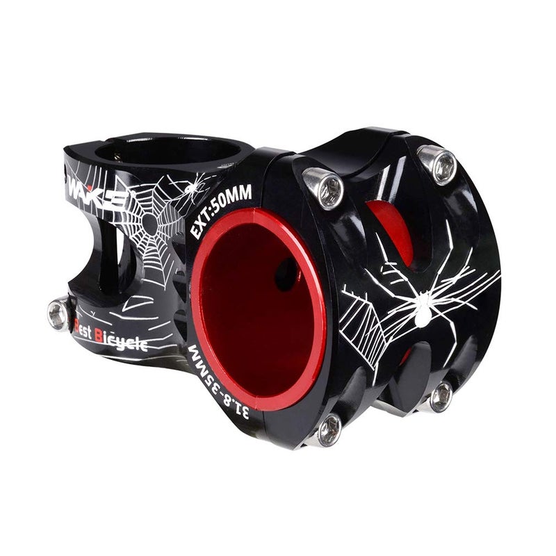 Litetop Aluminum Alloy MTB Stem 35mm 50mm 0 Degree for Most Bicycle, Road Bike, MTN, BMX, Fixie Gear, Cycling (Black) - Image 4